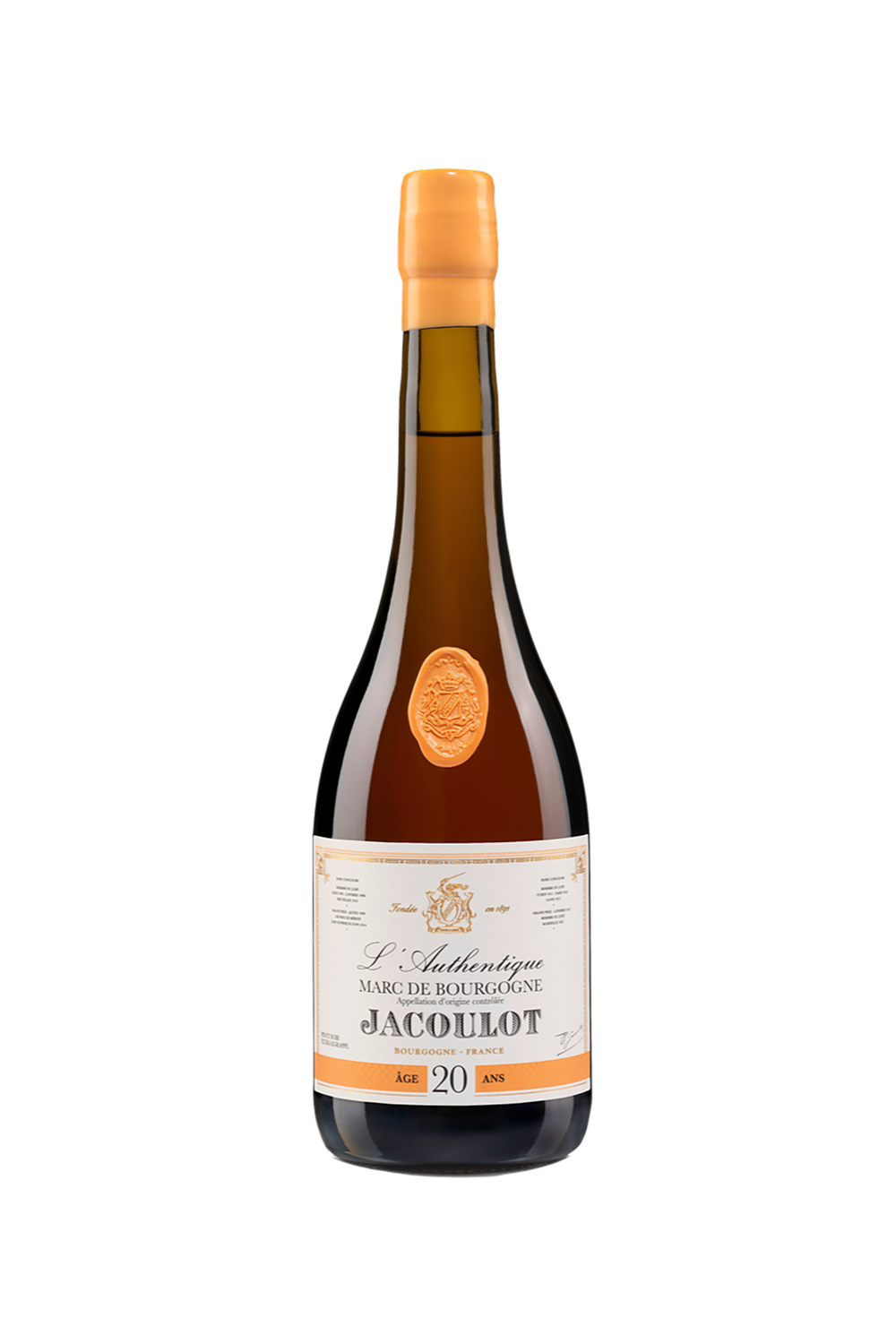 Marc de Bourgogne “Authentique” 20 ans d'âge – Maison Jacoulot – Spiritueux Bourgogne