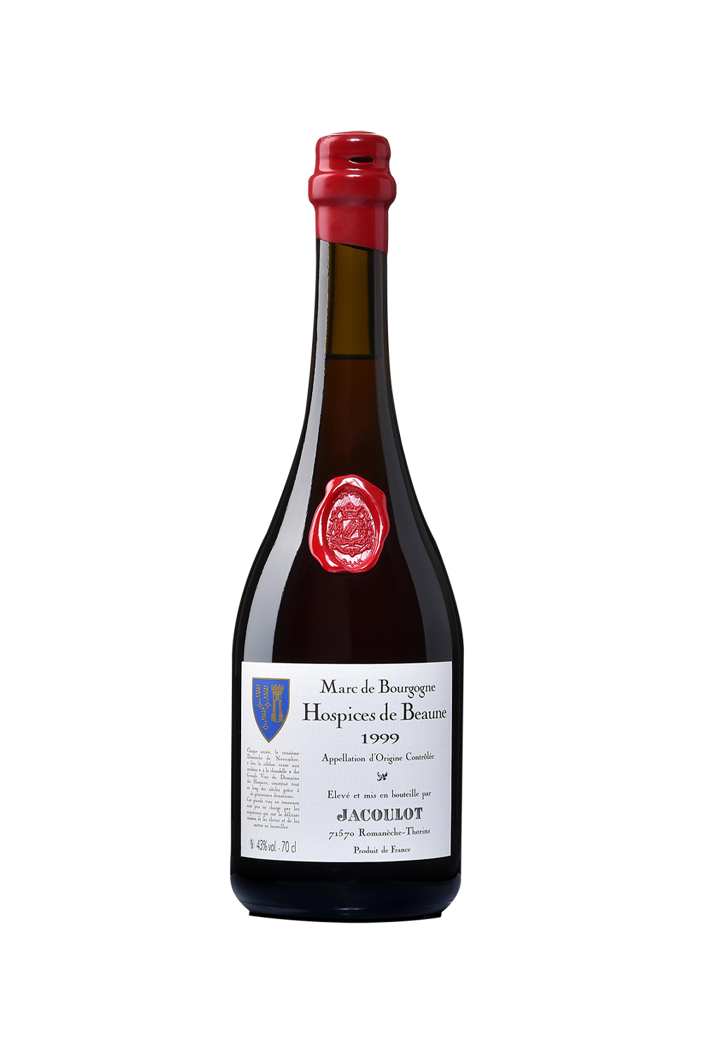 Marc de Bourgogne – Hospices de Beaune Cuvée 1999 – Maison Jacoulot – Burgundy Spirits
