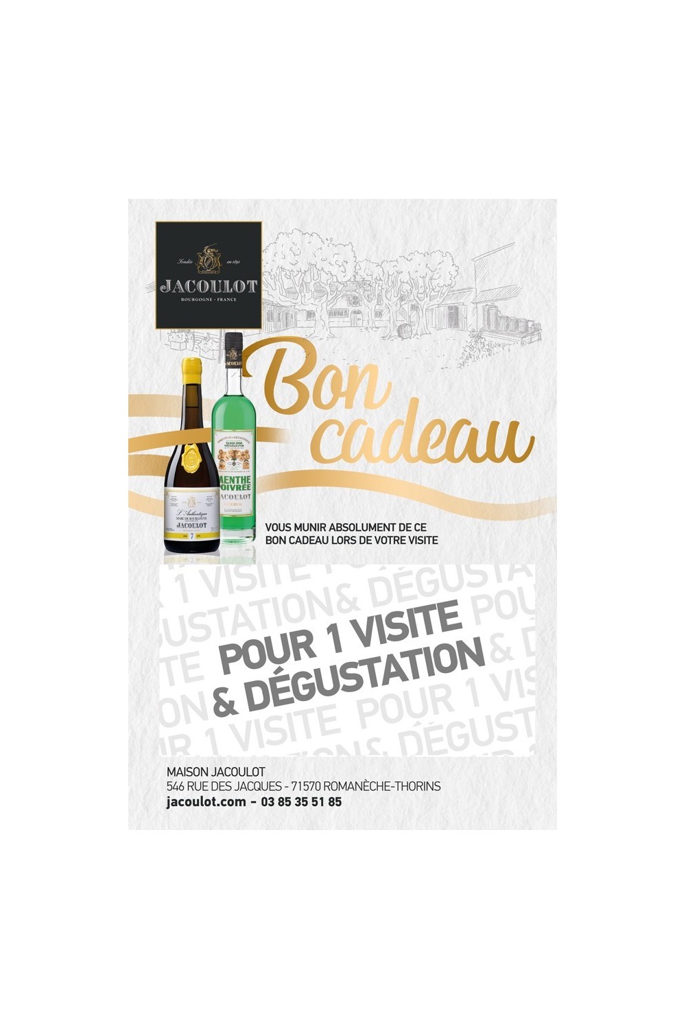 BON CADEAU - VISITE ET DEGUSTATION