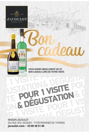 BON CADEAU - VISITE ET DEGUSTATION