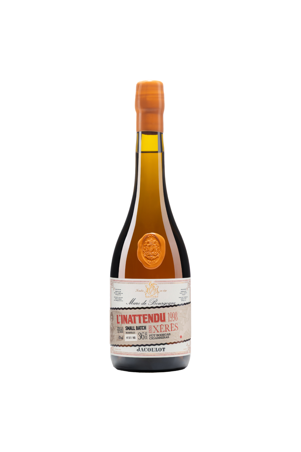 Marc de Bourgogne “Inattendu” 1998 - Finish Xeres – Maison Jacoulot – Burgundy Spirits