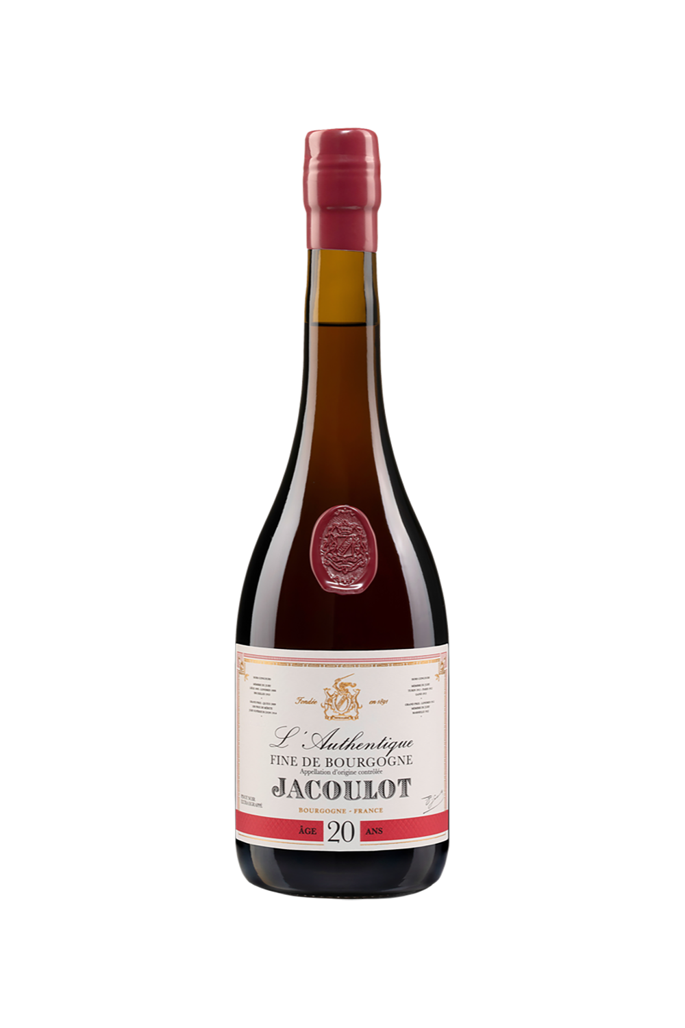 Fine de Bourgogne 20 ans d'âge – Maison Jacoulot – Spiritueux Bourgogne