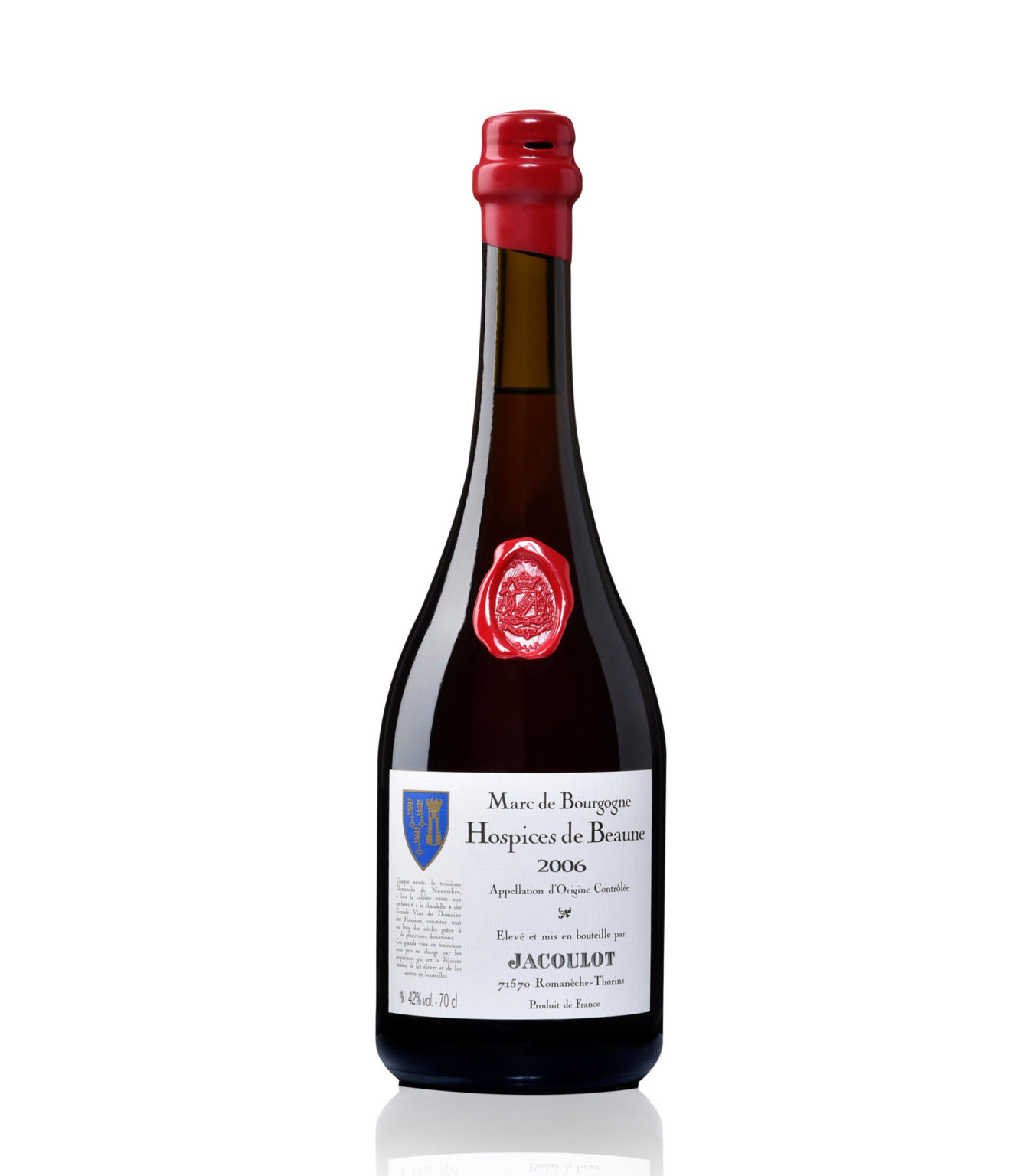 Marc de Bourgogne Cuvée des Hospices de Beaune 2006 Maison JACOULOT Depuis 1891